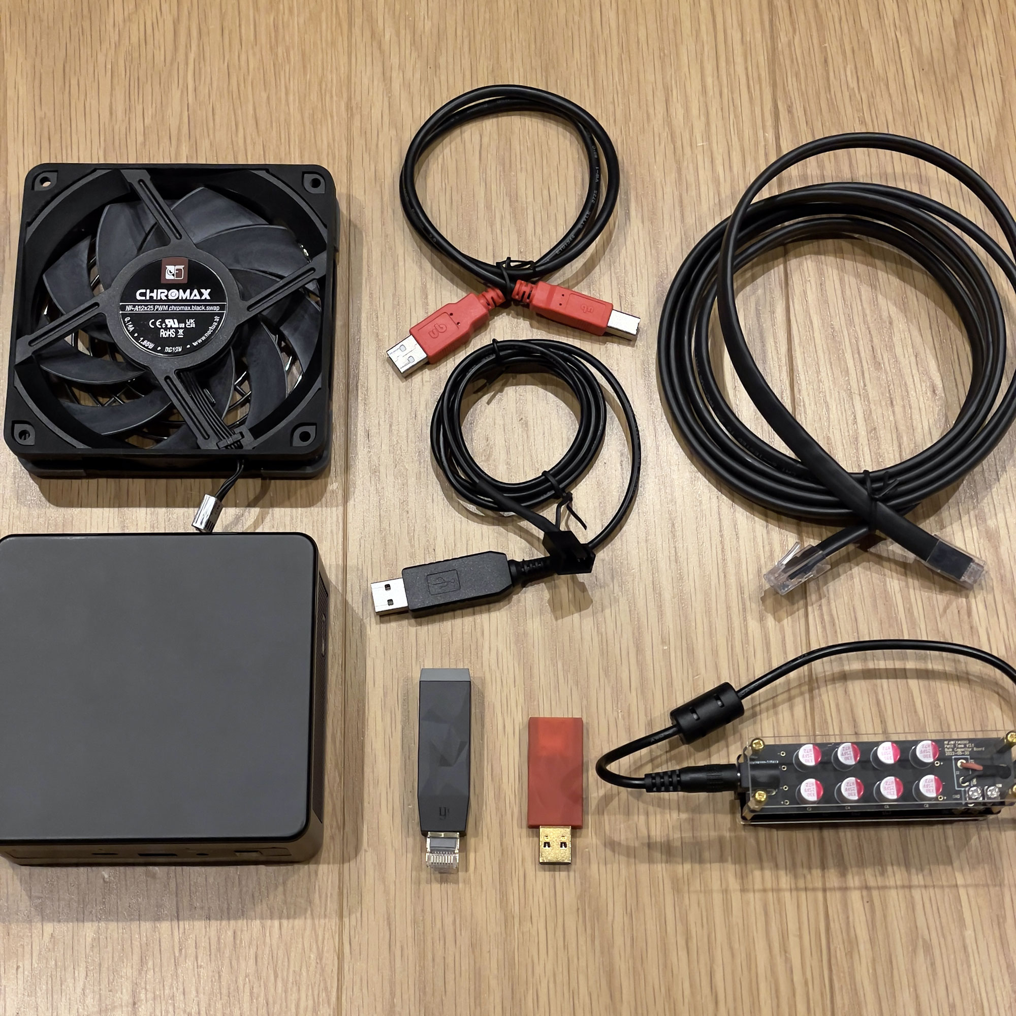 Intel NUCでRoon ROCKの音質向上・ノイズ対策アクセサリーを色々使って