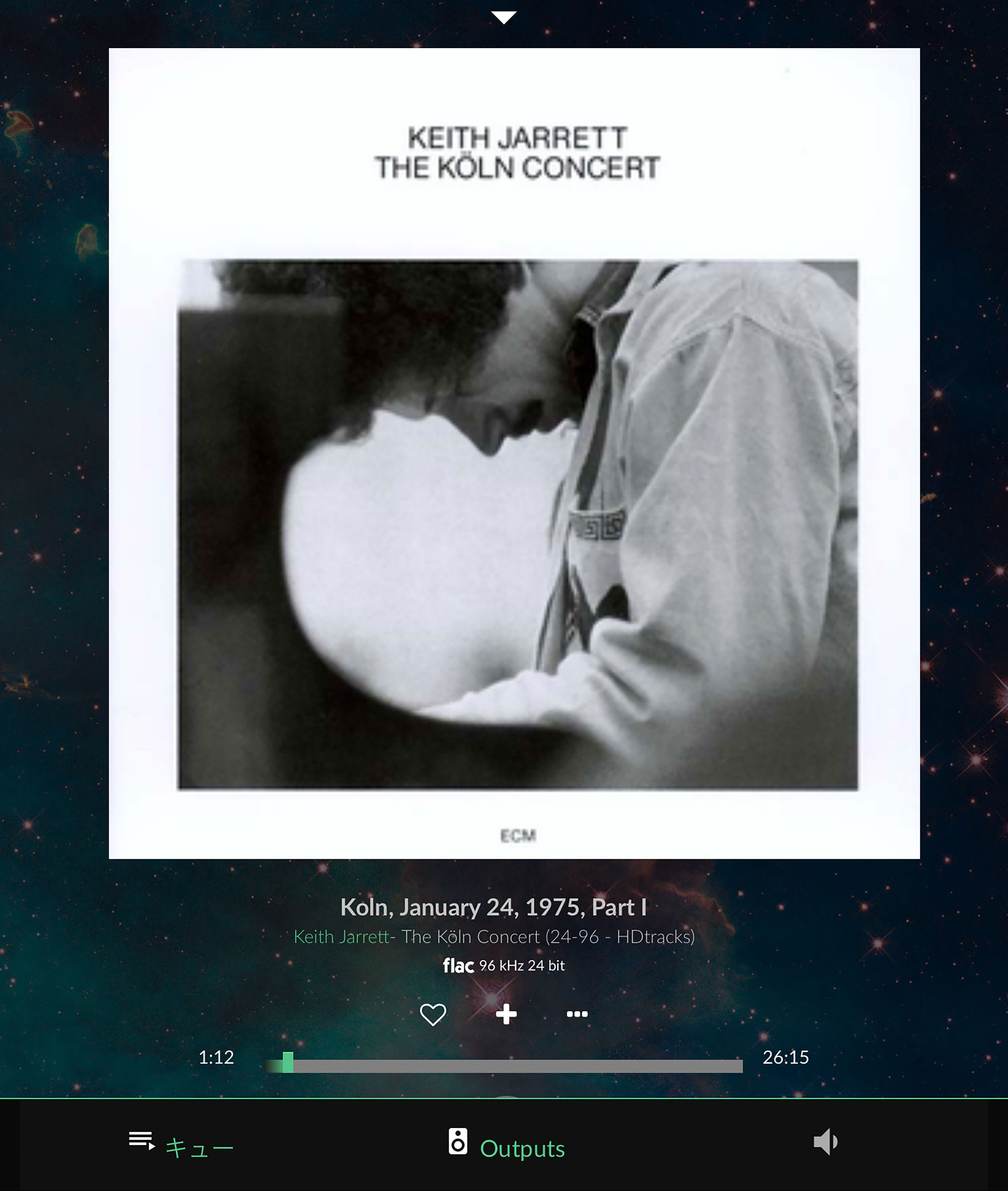Keith Jarrett “The Köln Concert”（96kHz/24bit）